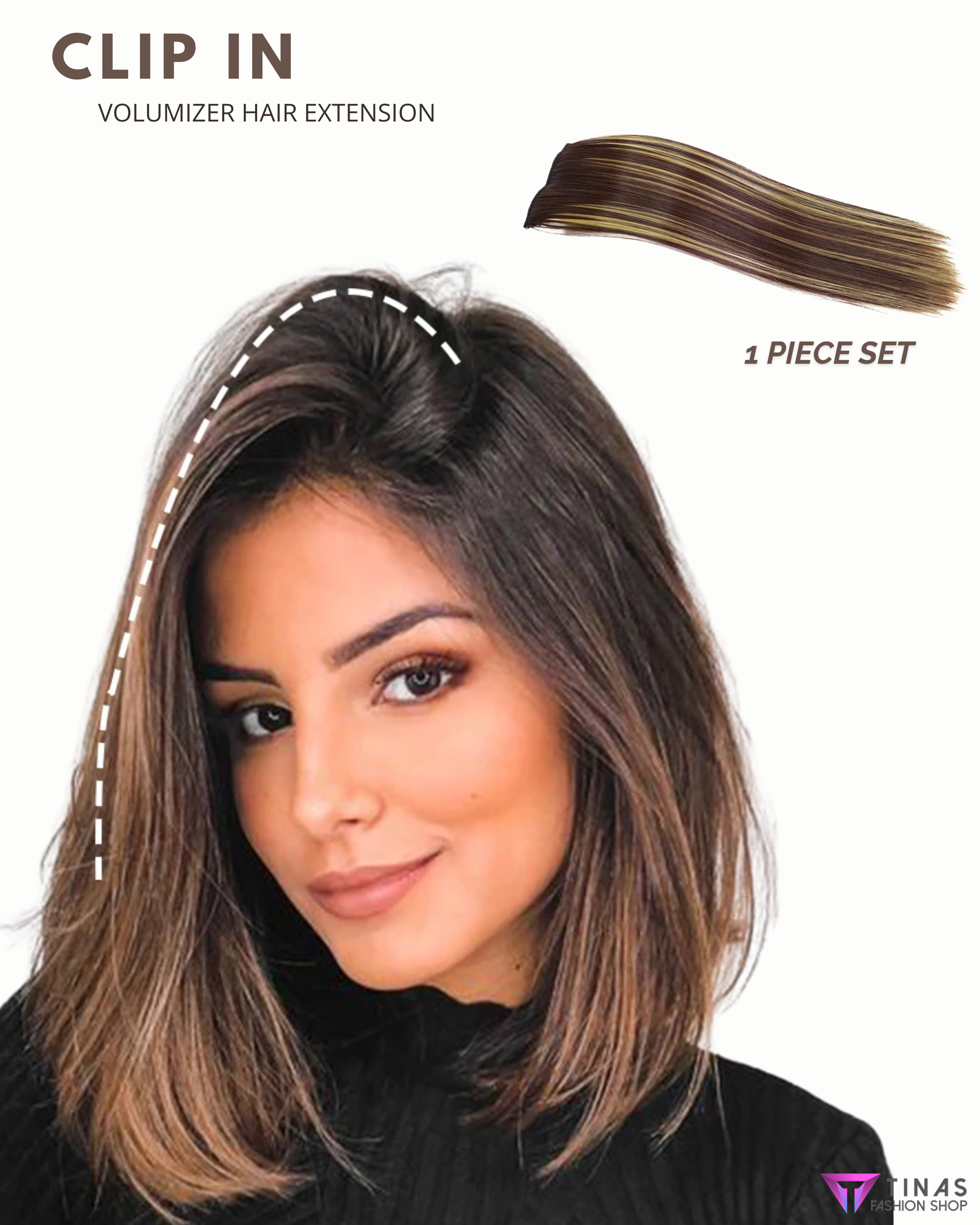 Clip In Volumizer Hair Extension