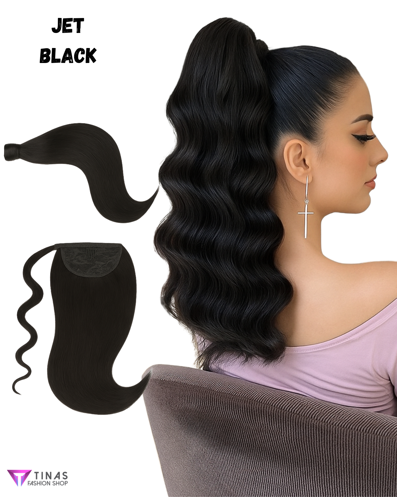 Ponytail Clip On | 100% Human Hair Extensions