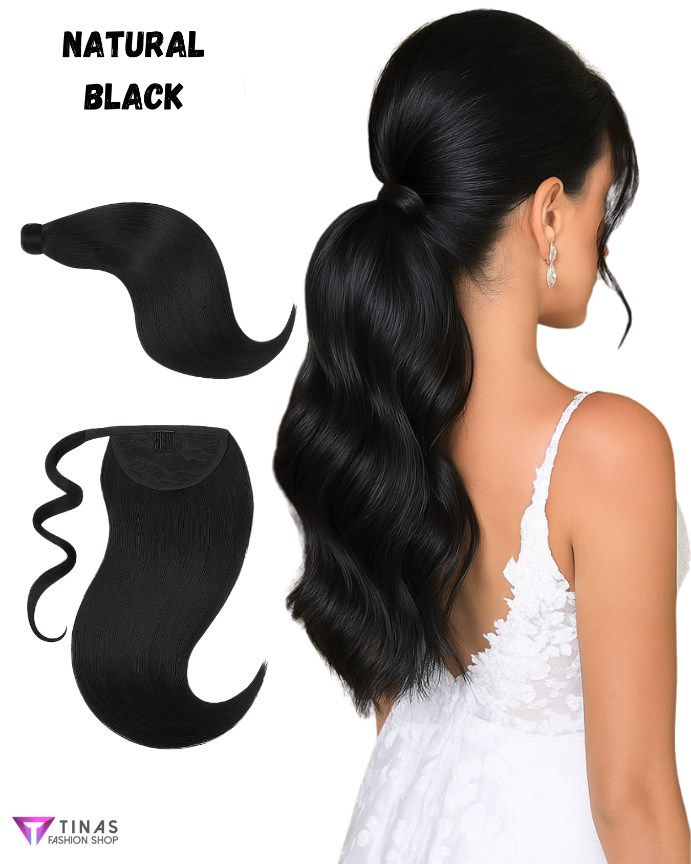 Ponytail Clip On | 100% Human Hair Extensions