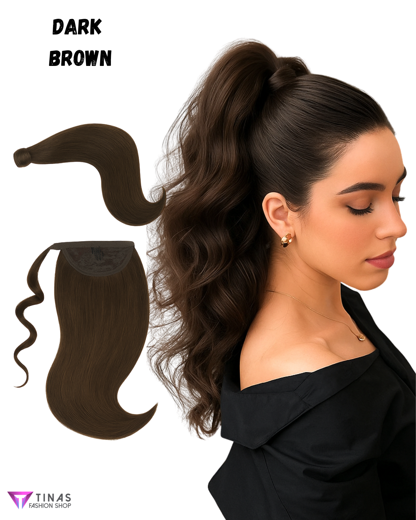 Ponytail Clip On | 100% Human Hair Extensions