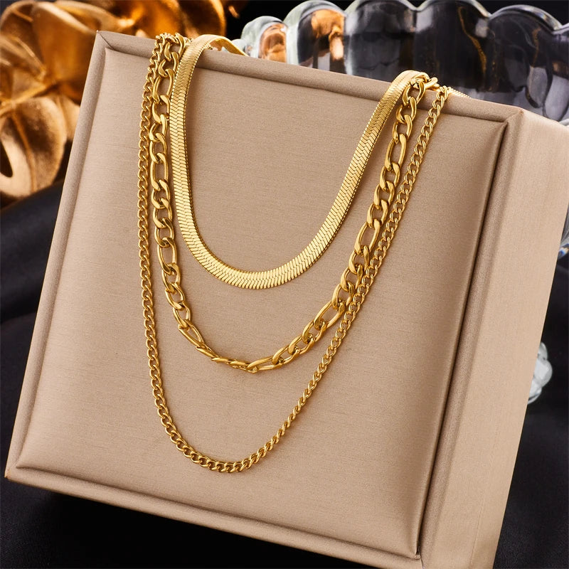 3 Chains Necklace