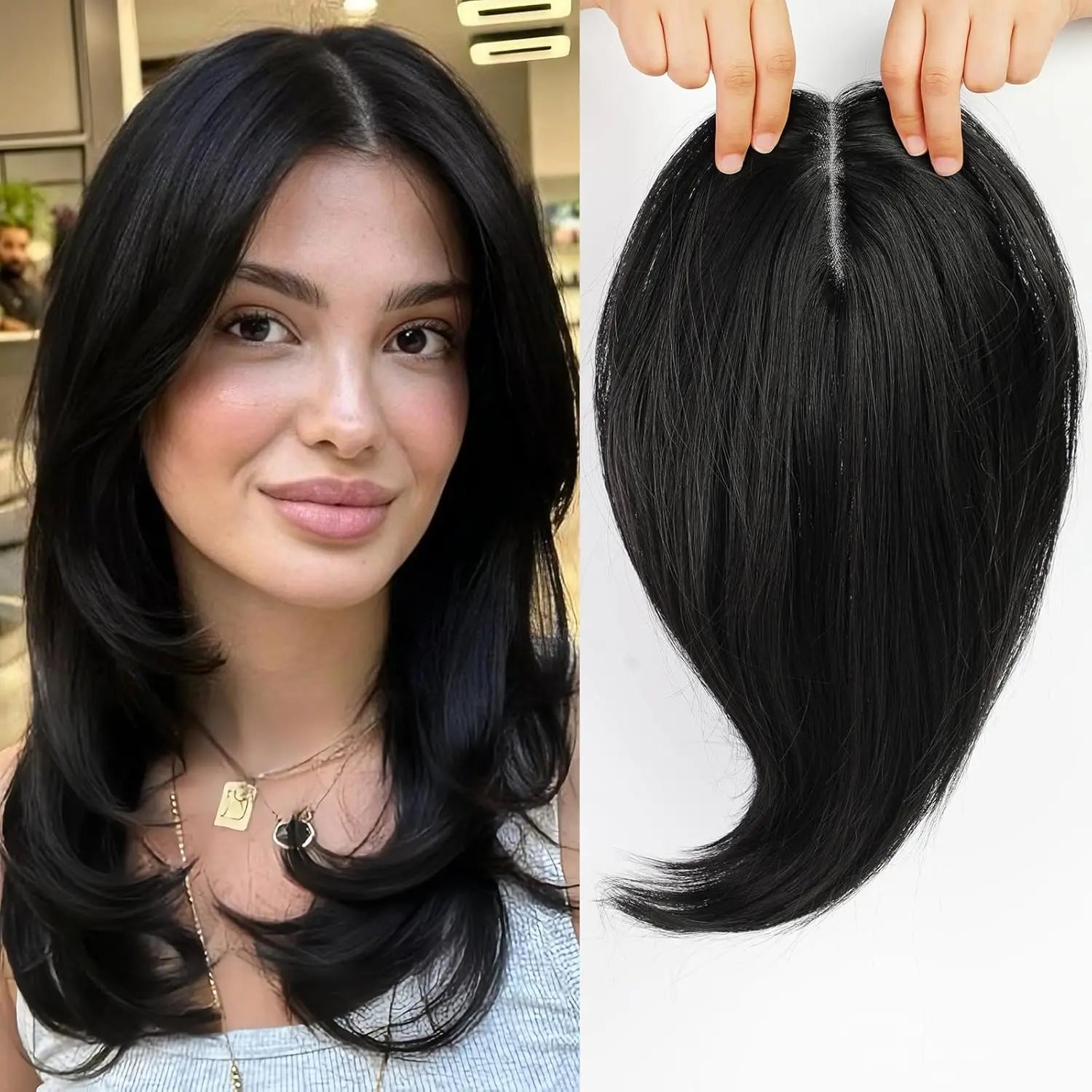 Straight Hair Topper