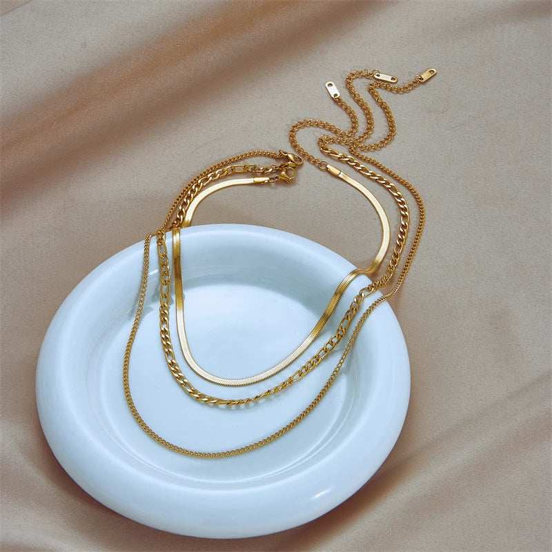 3 Chains Necklace