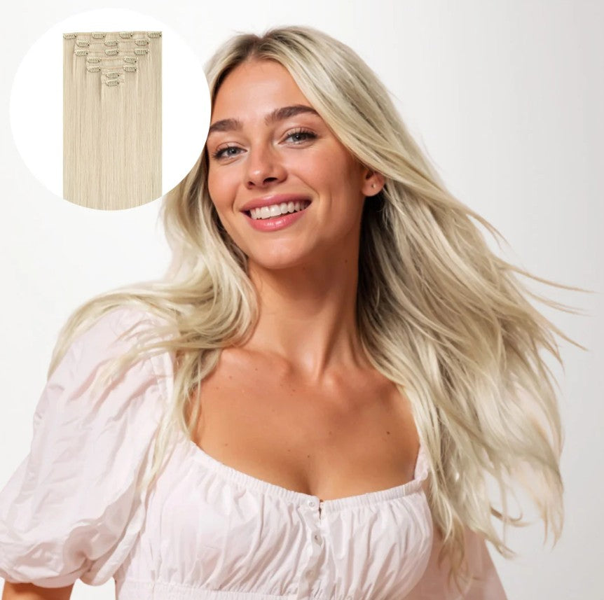 7 Pieces Clip In | Human Hair Extensions