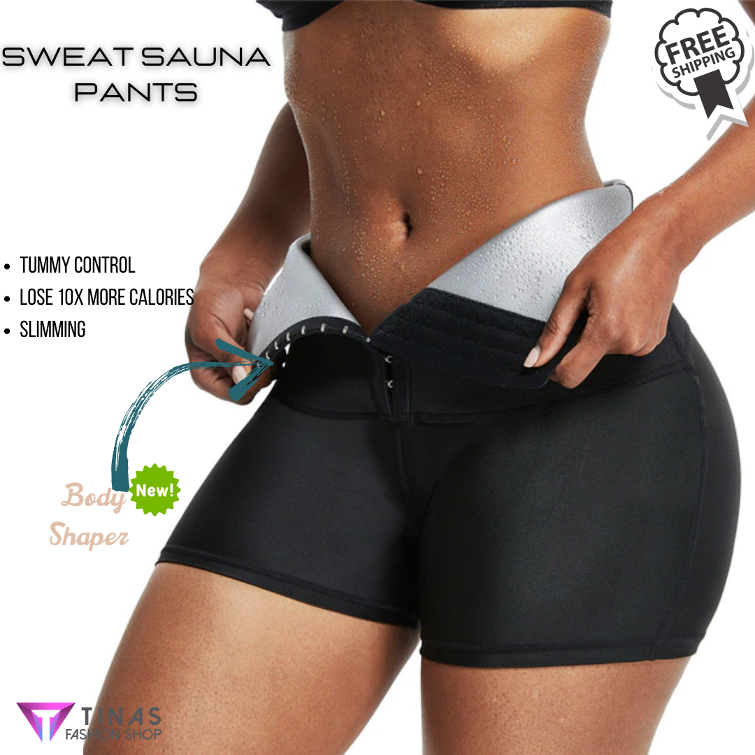 Fashion Women Sweat Sauna Short Pants Body Shaper Weight Loss
