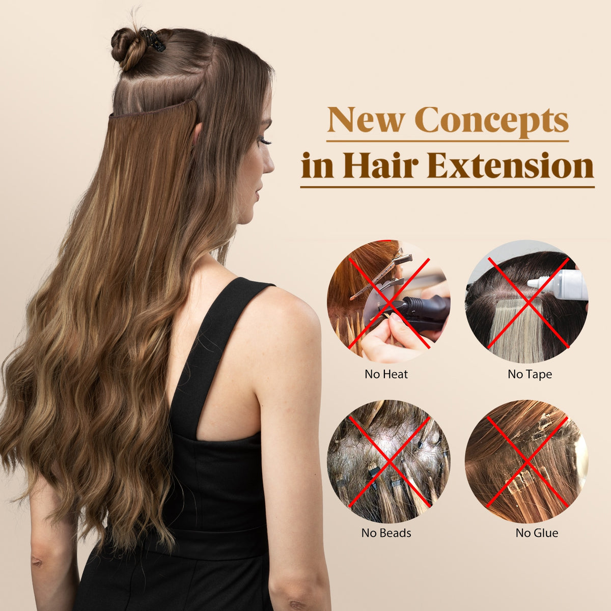Tinas® - Curly Hair Extension