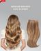 Medium Brown & Ash Blonde