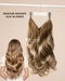 Medium Brown & Ash Blonde