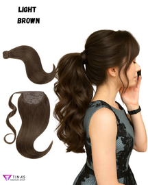 Ponytail Clip On | 100% Human Hair Extensions