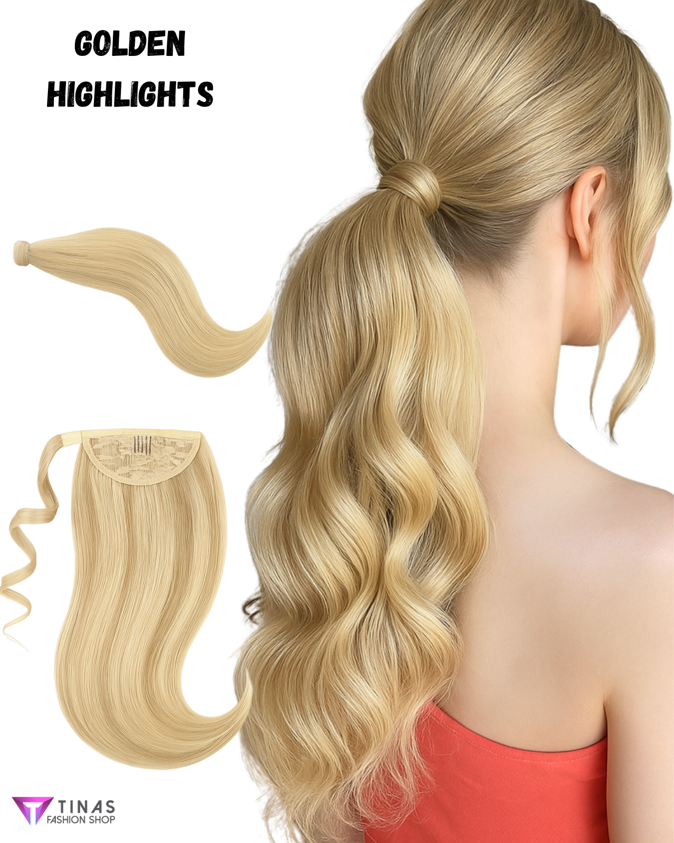 Ponytail Clip On | 100% Human Hair Extensions