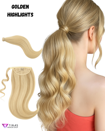 Ponytail Clip On | 100% Human Hair Extensions