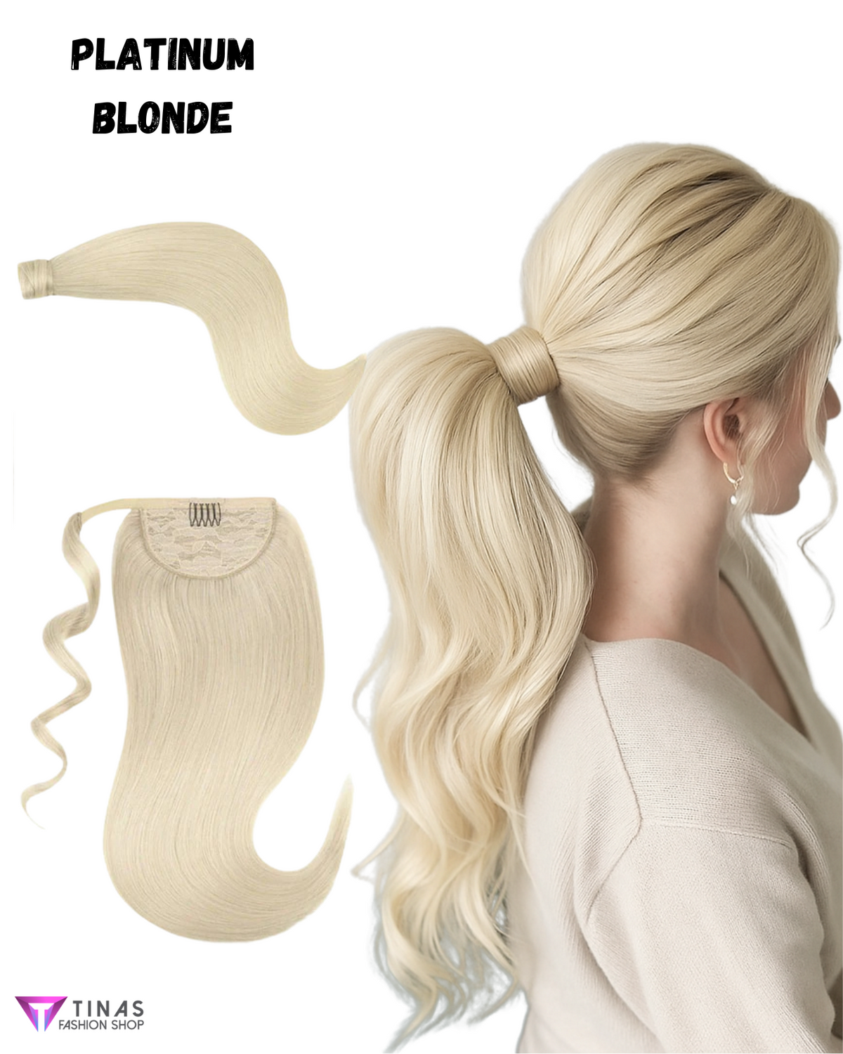 Ponytail Clip On | 100% Human Hair Extensions