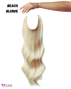 Cheveux 100 % humains de qualité supérieure Halo