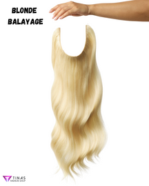 Cheveux 100 % humains de qualité supérieure Halo