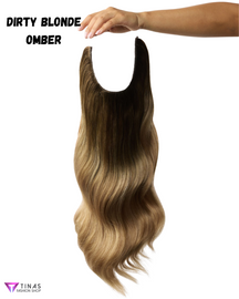 Cheveux 100 % humains de qualité supérieure Halo