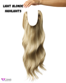 Cheveux 100 % humains de qualité supérieure Halo