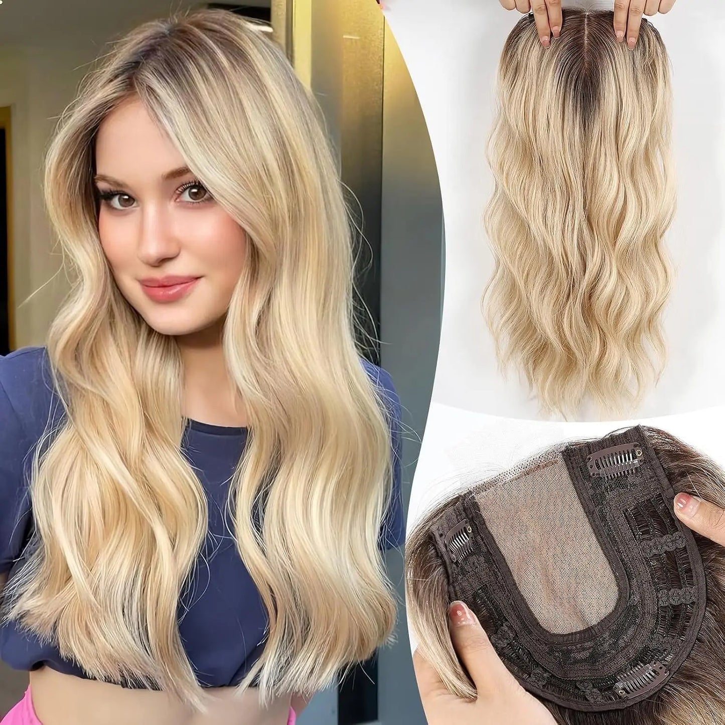Wavy Hair Topper