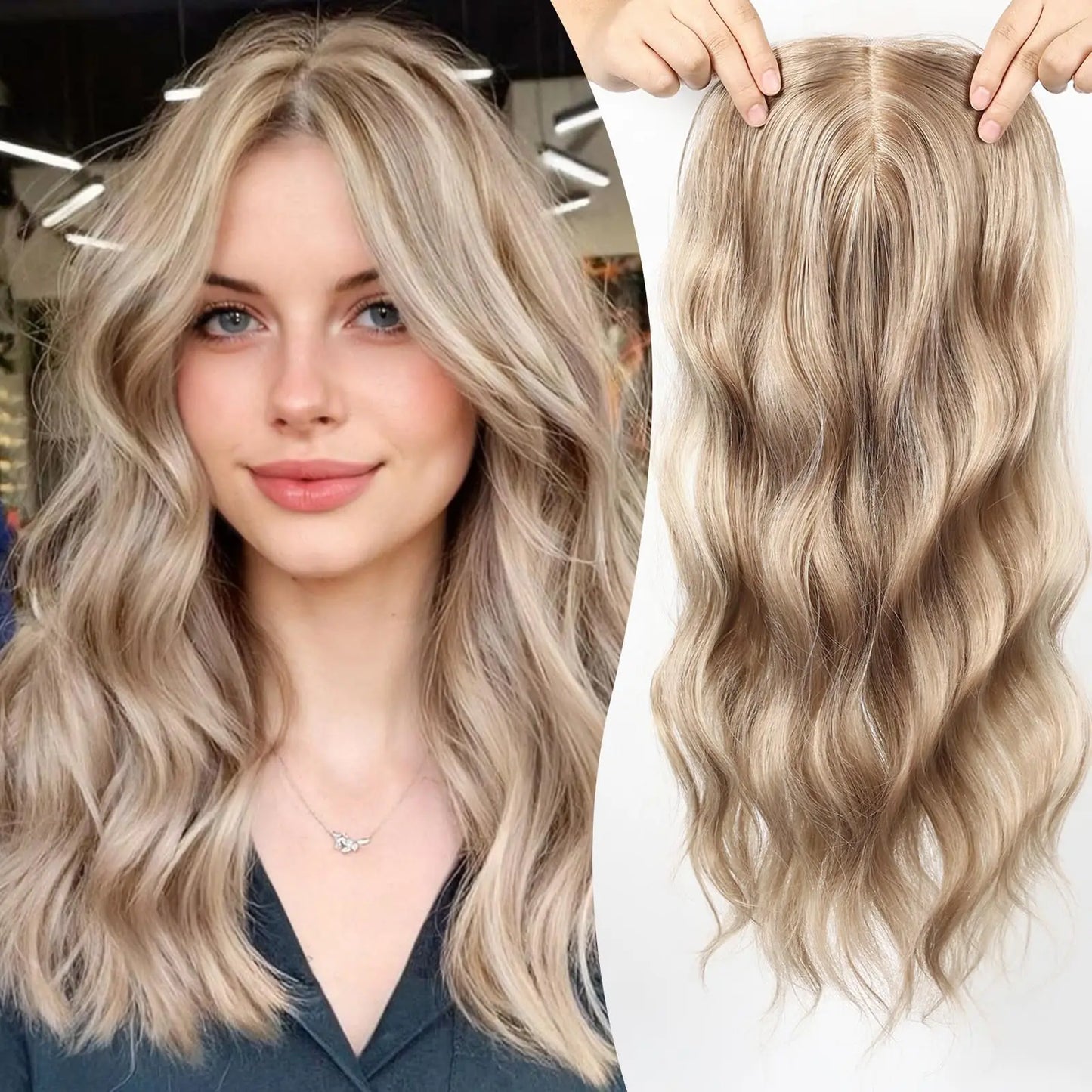 Wavy Hair Topper