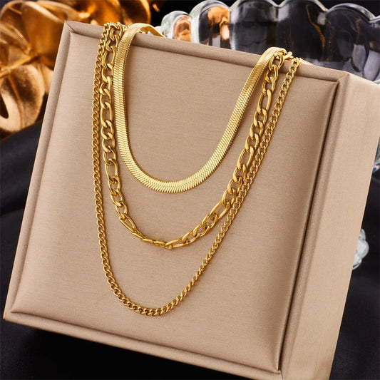 3 Chains Necklace