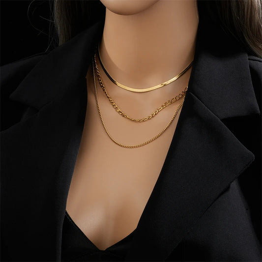 3 Chains Necklace