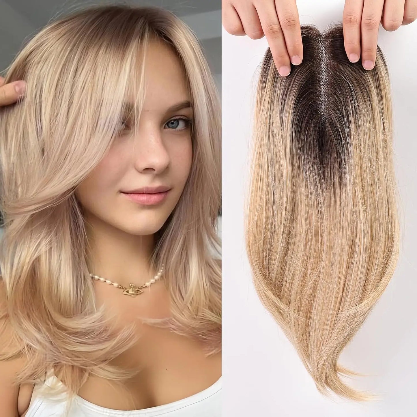 Straight Hair Topper