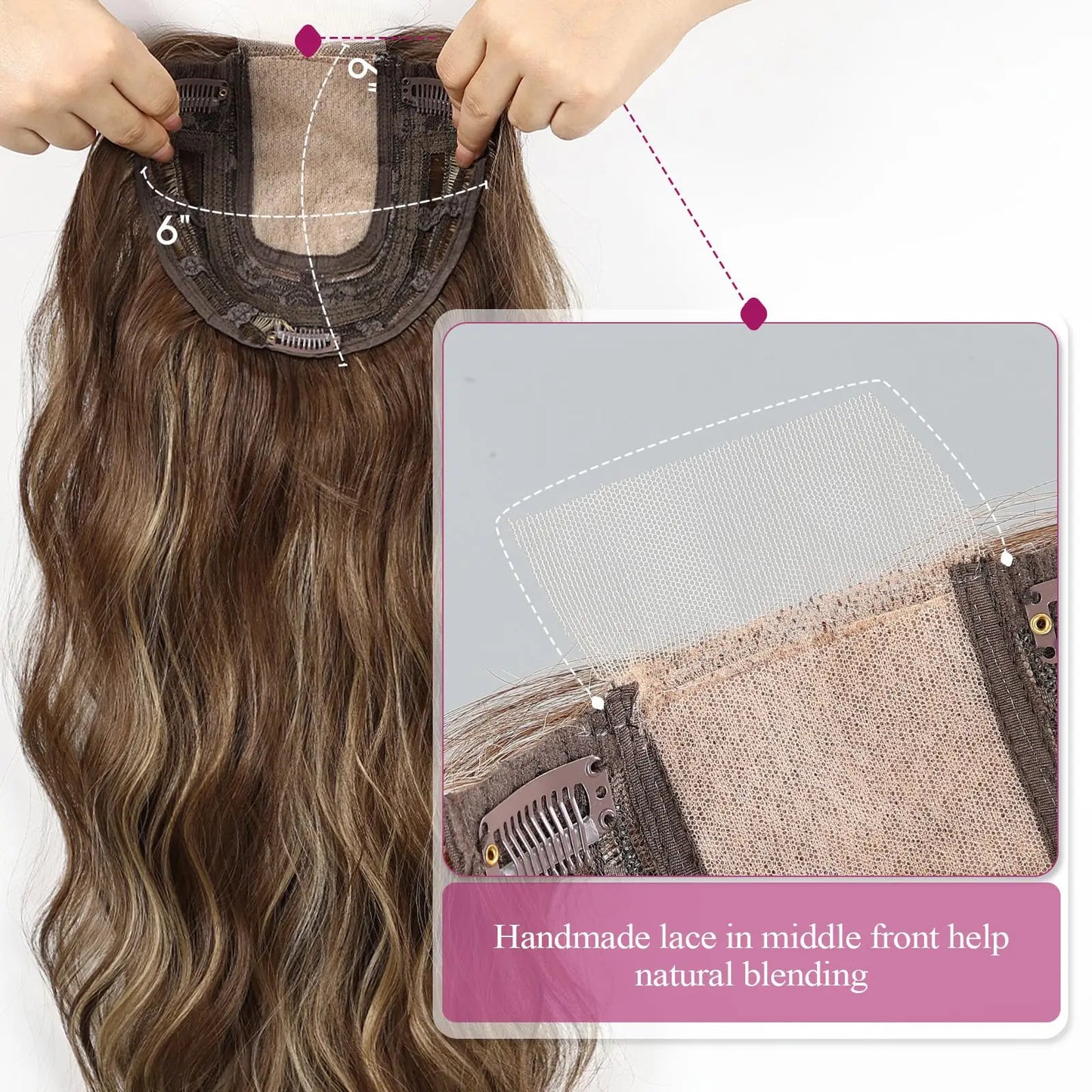Wavy Hair Topper