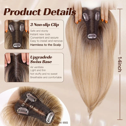Straight Hair Topper