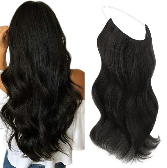 Halo Hair Extensions 100% Human Hair