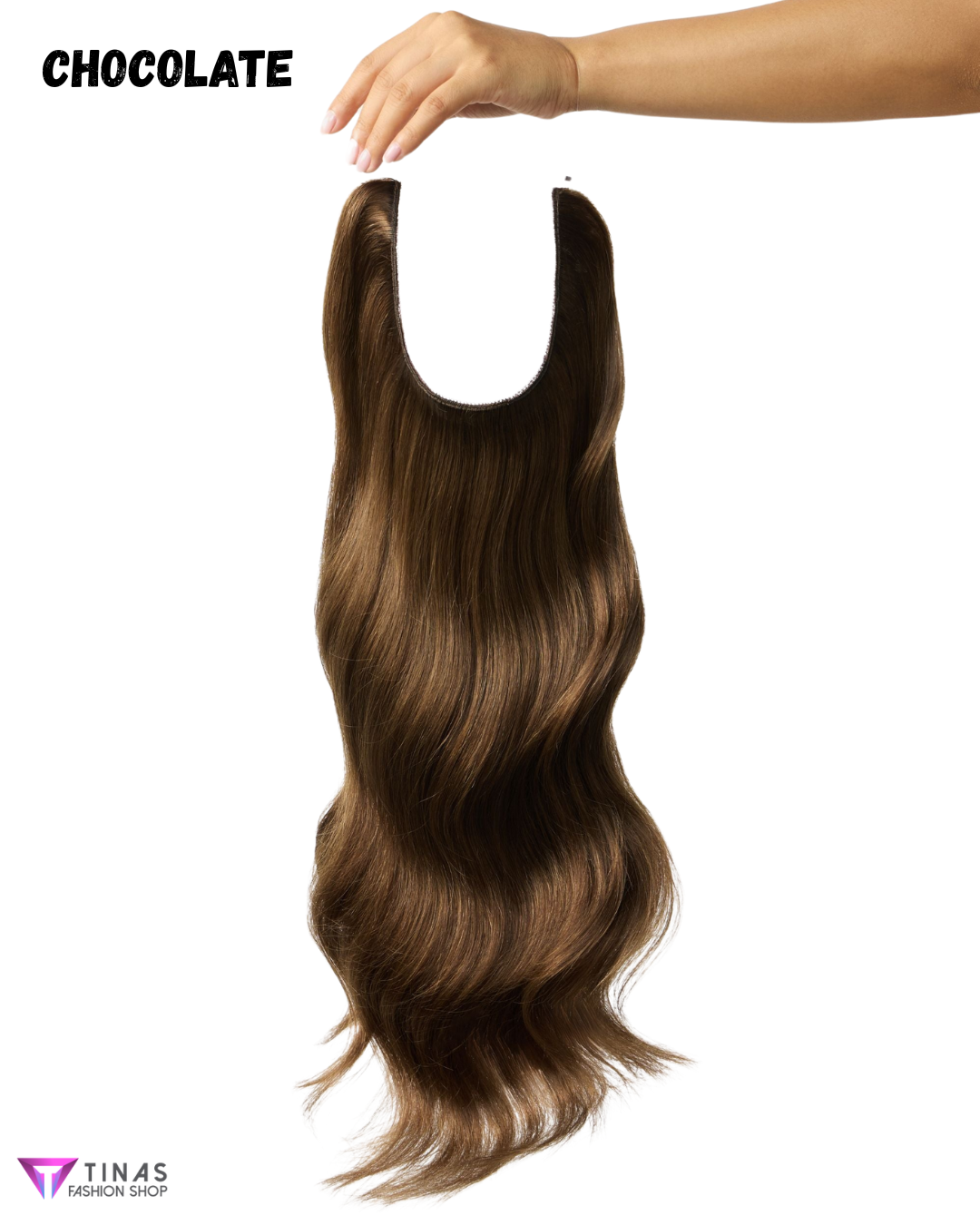 Cheveux 100 % humains de qualité supérieure Halo