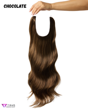 Cheveux 100 % humains de qualité supérieure Halo