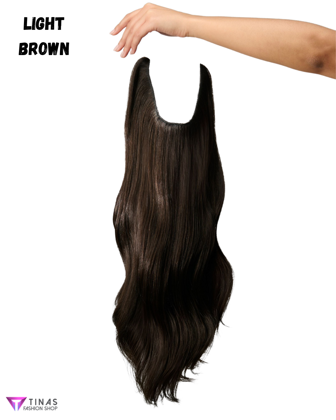 Cheveux 100 % humains de qualité supérieure Halo