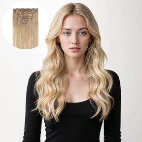 7 Pieces Clip In | Human Hair Extensions